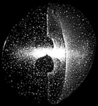 Jan Van Oort 's Oort Cloud is roughly spherical, but most dense near the center
