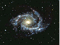 rotating spiral galaxy animation by Josh Kennedy
