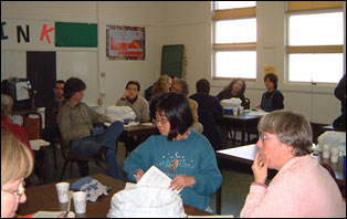 Teachers taking part in a Professional Development workshop