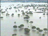 The monsoon can cause widespread flooding