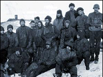 Sir Ernest Shakelton and crew