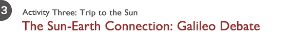Activity 3: Trip to the Sun - The Sun-Earth Connection