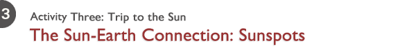 Activity 3: Trip to the Sun - The Sun-Earth Connection