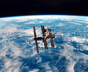 View towards Earth