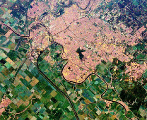View towards Earth
