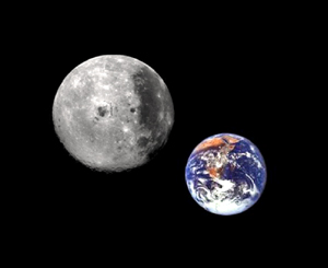 View towards Earth