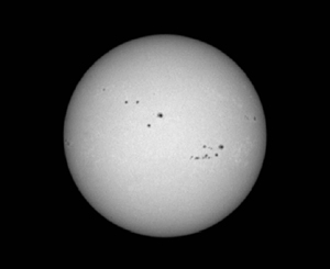 View towards the Sun