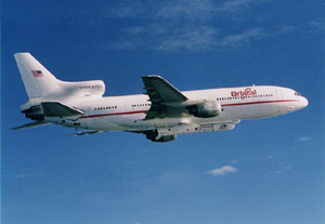 The L-1011 plane.