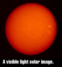 Visible Light Solar Image: 6563 Angstroms
